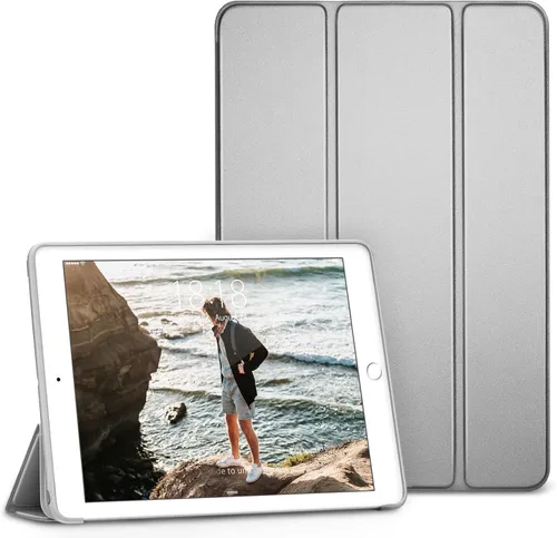 Vista 16 de Carcasa para iPad Mini 4, DTTO, antirraspones, ultradelgado, liviano, con autoencendido y autoapagado, cubierta con soporte de triple doblado