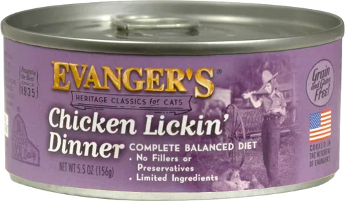 Vista 14 de Evanger's Heritage Classics Beef It Up - Cena para gatos, 24 unidades, 5.5 onzas cada uno, carne fresca de mercado, sin granos, ingredientes