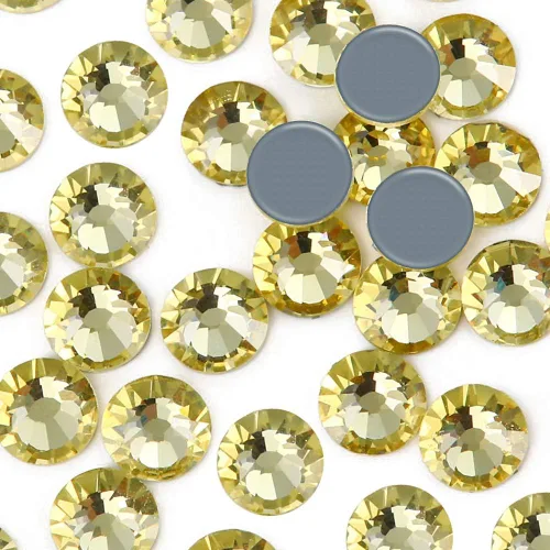Vista 7 de Dowarm 1440 diamantes de imitación de cristal termofijos, cristales de fijación en caliente para ropa de manualidades, cristal de parte trasera