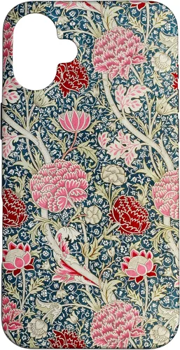 Vista 22 de iPhone 16 Cray - William Morris Art Nouveau Pattern Case