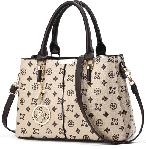 Vista 11 de KURGOOL Bolsos y bolsos de mano para mujer, bolso de hombro con asa superior, bolsa de mensajero para mujer