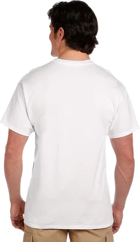 Vista 3 de Fruit of the Loom Camiseta ligera de algodón para hombre, paquete múltiple