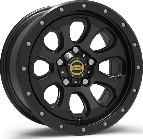 Vista 4 de WARN 106683 Tapa central estilo buje, se adapta a: Jeep Wrangler JL, JK y Gladiator JT - Negro