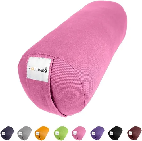 Vista 11 de Sol Living Almohada de yoga rectangular para meditación, accesorios de meditación de algodón, almohada de meditación restaurativa de yoga, almohada