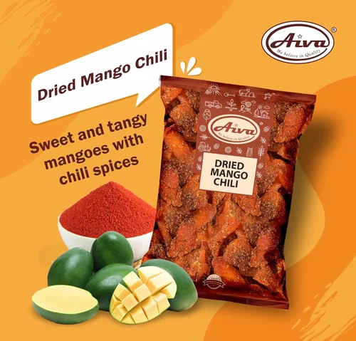 Vista 4 de Rebanadas de mango y chile seco, 5 libras. ¡Merienda picante!
