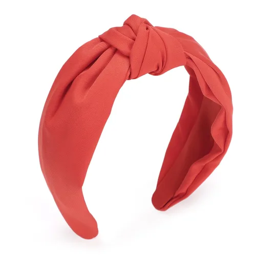Vista 11 de Diadema para mujeres, diadema ancha anudada, banda elástica para el cabello de yoga, accesorios de moda para el cabello para mujeres (Beige)