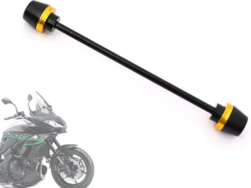 Vista 5 de MC MOTOPARTS Compatible con KLE 650 2008-2009 - Protectores de horquilla para eje delantero negro