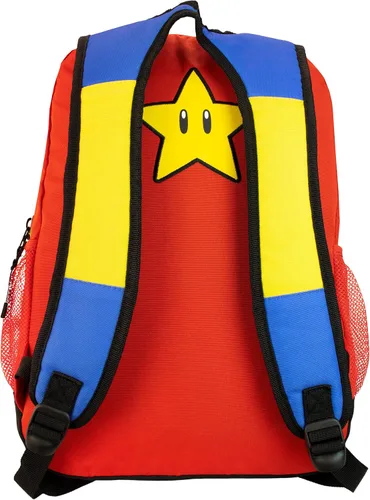 Vista 4 de SUPER MARIO BROS - Mochila para niños, color rojo