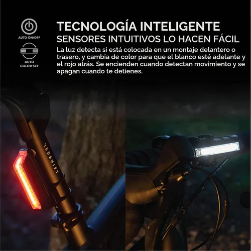 Vista 2 de REDSHIFT Arclight - Juego de módulo de luz LED para bicicleta y montaje