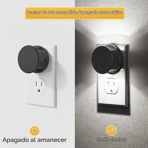 Vista 2 de L LOHAS LED Luces nocturnas que se enchufan a la pared