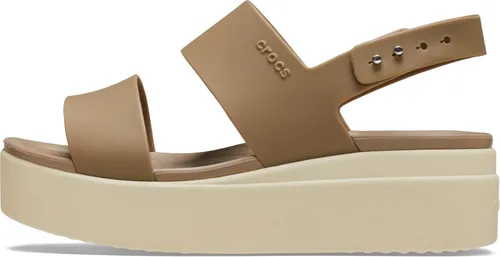 Vista 9 de Crocs Sandalia Brooklyn de cuña baja para mujer