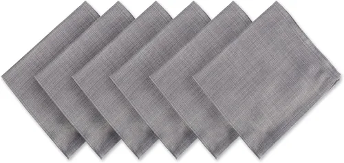 Vista 42 de DII - Colección de mesa jaspeado, juego de manteles individuales, 3x19 pulgadas, albaricoque, 6 piezas