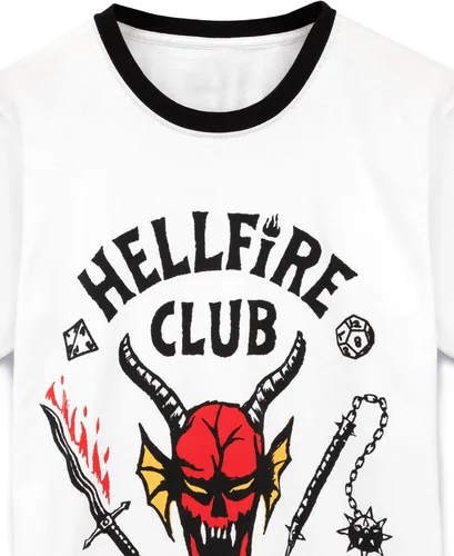 Vista 4 de Stranger Things Hellfire Club - Camiseta para adultos y hombres y mujeres