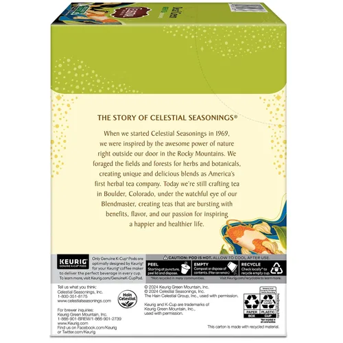 Vista 12 de Celestial Seasonings - Té de hierbas con canela y manzanas, 24