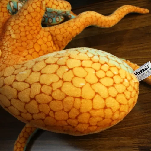 Vista 8 de YunNasi Pulpo de peluche animales marinos de peluche realista pulpo de peluche suave para niños 19.6 pulgadas