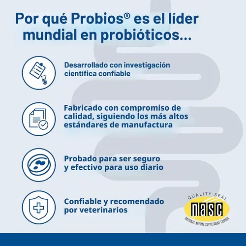 Vista 8 de Probios Masticables blandos probióticos para perros, hígado de pollo, 120