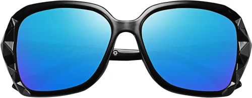 Vista 47 de FEISEDY - gafas de sol polarizadas para mujer, marco compuesto brillante B2289