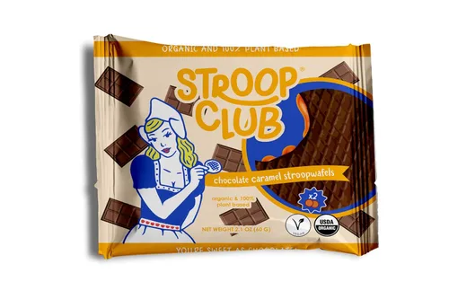 Vista 9 de Stroop Club Stroopwafel de Caramelo Orgánico Infusionado con Chai Indulgencia Vegana, a Base de Plantas y Aprobada por los Holandeses - 24