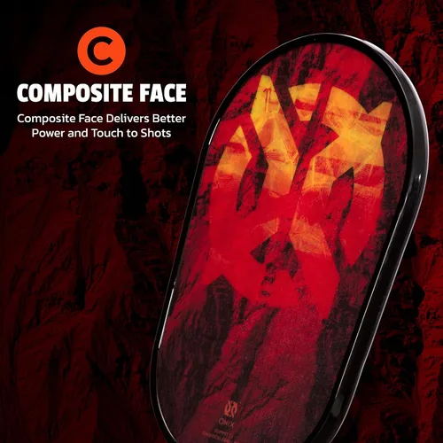 Vista 4 de ONIX Summit C1 - Pala de pickleball de peso medio de largo alcance ONIX Composite Summit C1 - Rojo