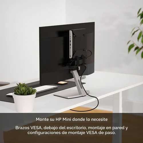 Vista 2 de HumanCentric Soporte de montaje VESA para HP Desktop Mini, ProDesk