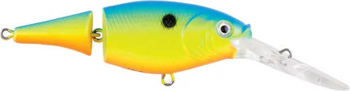 Vista 32 de Berkley Flicker Shad Jointed Fishing Hard Bait Negro plateado