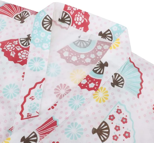 Vista 2 de Ibluelover Bata tipo kimono para hombres y mujeres, bata de baño unisex