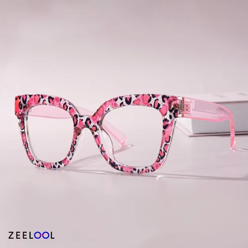 Vista 39 de Zeelool Gafas de luz azul para mujer de moda de tira cuadrada de moda gafas de computadora gafas antifatiga ocular Malcolm JGA000269-22B