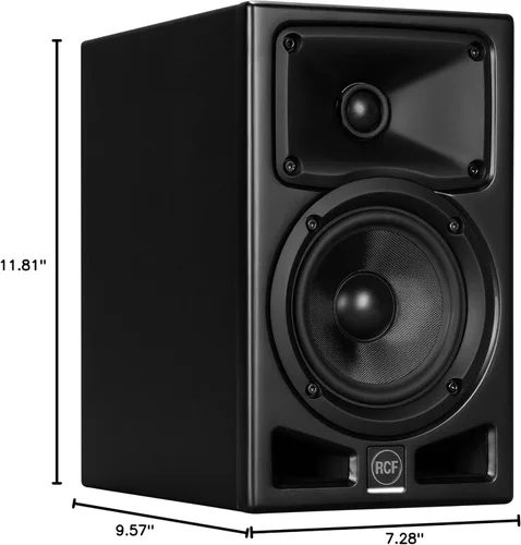 Vista 7 de RCF Monitor de estudio alimentado de 5", negro - RAL 9005, AYRA-Five-PRO