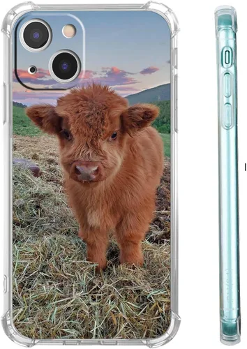 Vista 9 de Funda con diseño de flores de gato para iPhone 13 Mini, diseño estético de animales lindos, funda completa de TPU suave para iPhone 13 Mini Flor
