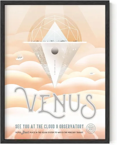 Vista 23 de HAUS AND HUES Arte de pared espacial – Pósteres espaciales vintage, póster JPL de la NASA, pósteres vintage de la NASA para paredes, arte de pared