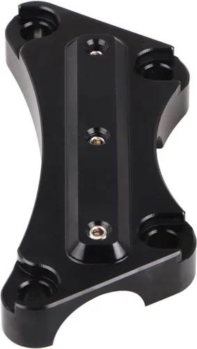 Vista 3 de Abrazadera de manillar de motocicleta negra Abrazadera superior de manillar de 1 pulgada para modelos Harley Touring 1997-2023