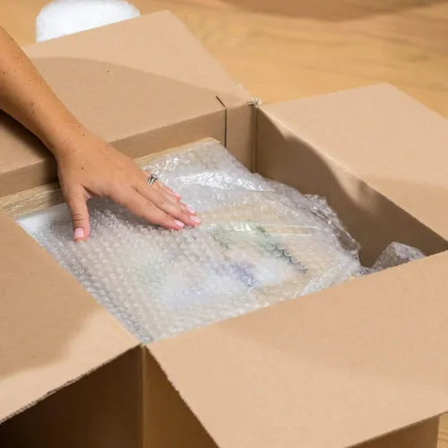 Vista 5 de Rollo de burbujas para protección de embalaje Duck, Transparente