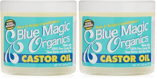 Vista 3 de Blue Magic Aceite de ricino Original, tarro de 12 onzas (11.99 oz)