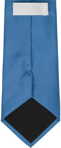 Vista 435 de tiemart Corbata de color sólido para hombre Longitud estándar