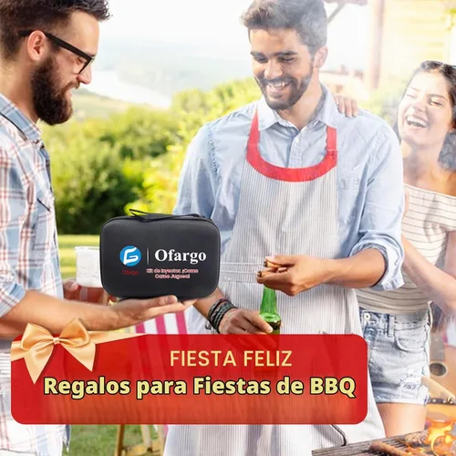 Vista 7 de Ofargo Jeringa Inyectora de Carne de Acero Inoxidable con 4 Agujas de Marinado y Estuche de Viaje para Parrilla Ahumadora de BBQ, regalos