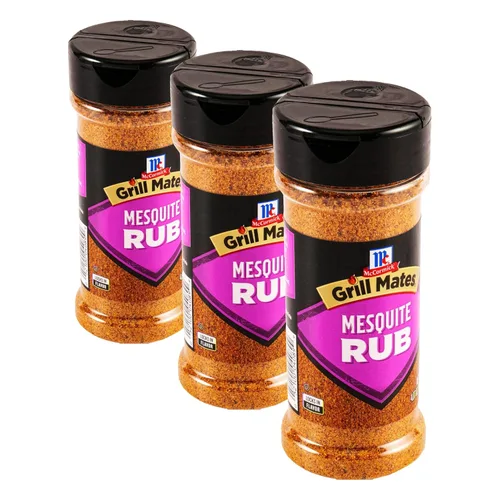 Vista 17 de McCormick Grill Mates Mesquite Rub, 4.87 onzas