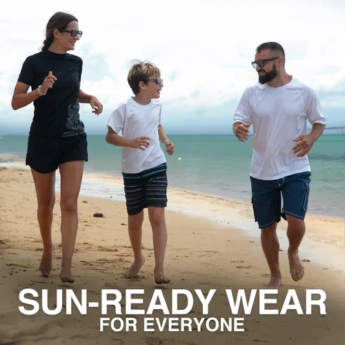 Vista 6 de Kanu Surf Line Up Boys Swim Trunks with UPF 50+ Sun Protection - Quick Dry Boys Swimsuit