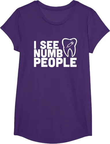 Vista 59 de I see Numb People - Camiseta de regalo para dentista dental, Negro, S