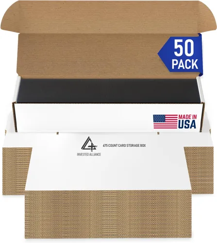 Vista 10 de Caja de Almacenamiento Premium para Tarjetas Coleccionables de Deportes, Béisbol, Fútbol Americano, Baloncesto, MTG y TCG para Coleccionistas