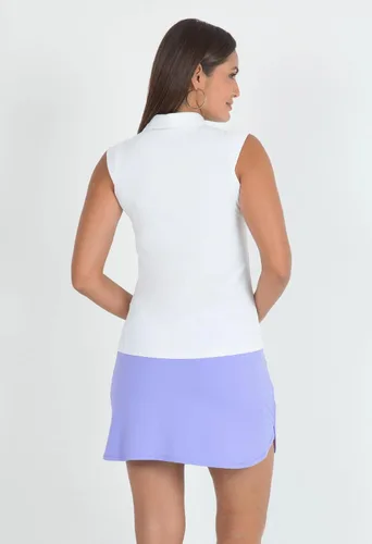 Vista 5 de IBKUL - Polo sin mangas con protección solar UPF 50+ para mujer, talla 84000