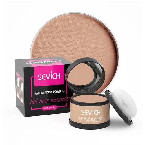 Vista 30 de Polvo para Línea de Cabello Sevich 2.0, Oculta Instantáneamente la Pérdida de Cabello, Polvo para Toque de Raíces, Sombra de Cabello para Mujeres