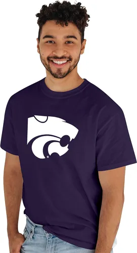 Vista 37 de Blue 84 Camiseta NCAA para hombre, icono de color del
