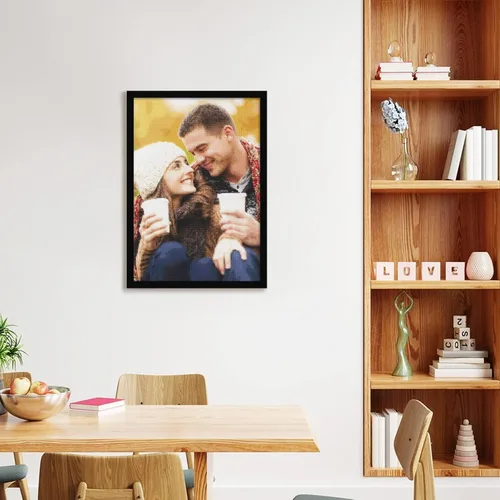 Vista 3 de Kits de pintura de diamantes personalizados para adultos, arte de diamantes con foto personalizada, imagen privada personalizada, decoración