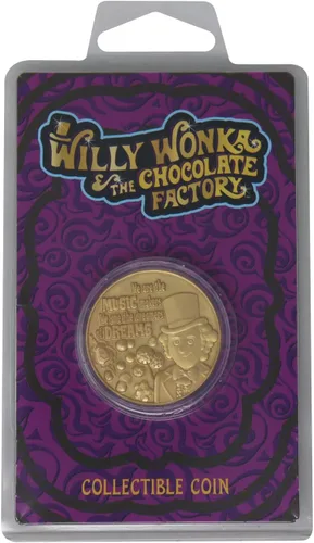 Vista 3 de Fanattik Willy Wonka and The Chocolate Factory - Moneda coleccionable de edición limitada
