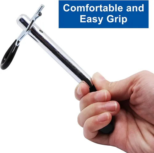 Vista 4 de 2 piezas de pasador de enganche de remolque, pasador de enganche de remolque de 1/2" para tractor con clip, pasadores de remolque con mango negro