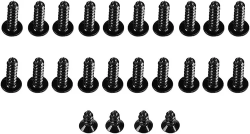 Vista 9 de OCPTY 3 alerones de parachoques delantero de coche negro brillante para Honda Civic 2016-2020