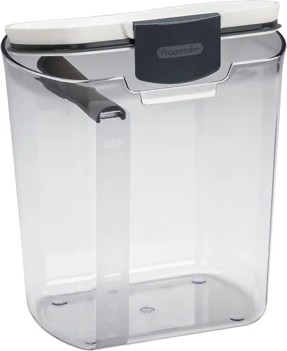 Vista 2 de ProKeeper - Envase de almacenamiento de harina, 4 cuartos de galón, plástico libre de BPA, apto para lavavajillas
