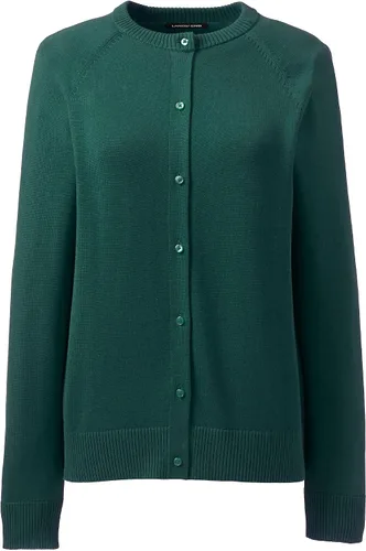 Vista 2 de Lands' End Uniforme escolar Suéter de punto modal de algodón para mujeres jóvenes