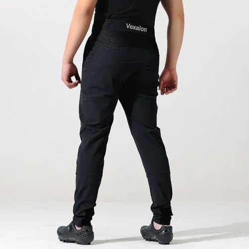 Vista 6 de VEXALON Pantalones de ciclismo de montaña, BMX para hombre, de secado rápido, ligeros, transpirables, para ciclismo, descenso, ciclismo
