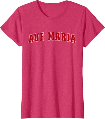 Vista 8 de Ave Maria FL Florida - Camiseta, Negro